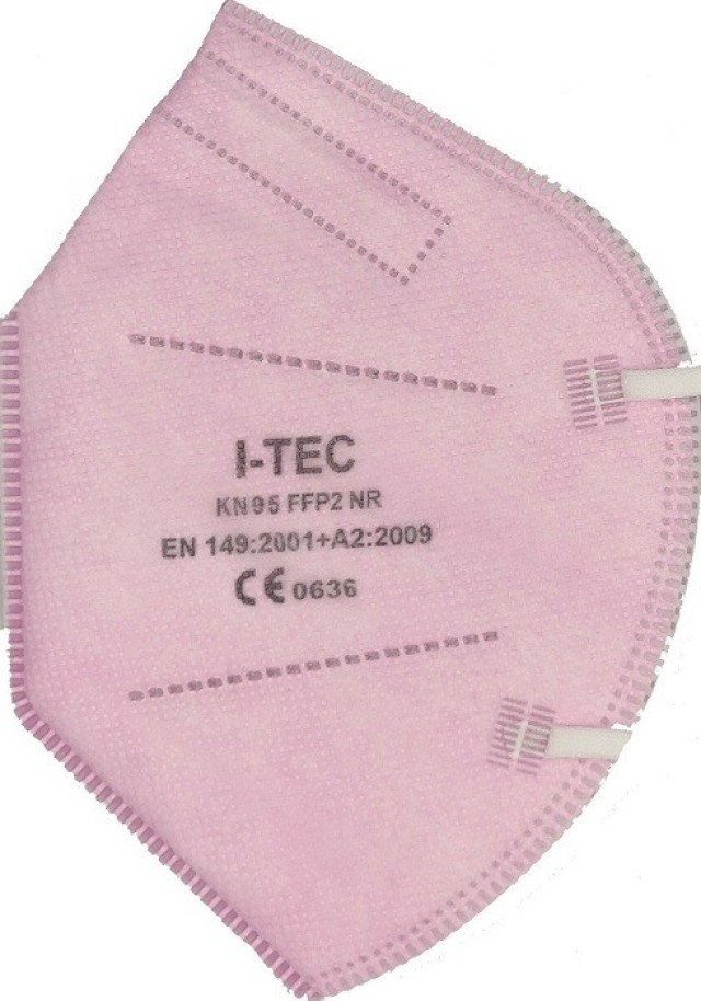 i-Tec Face Mask Μάσκα Προστασίας Τύπου KN95 (FFP2) Ροζ 1τμχ