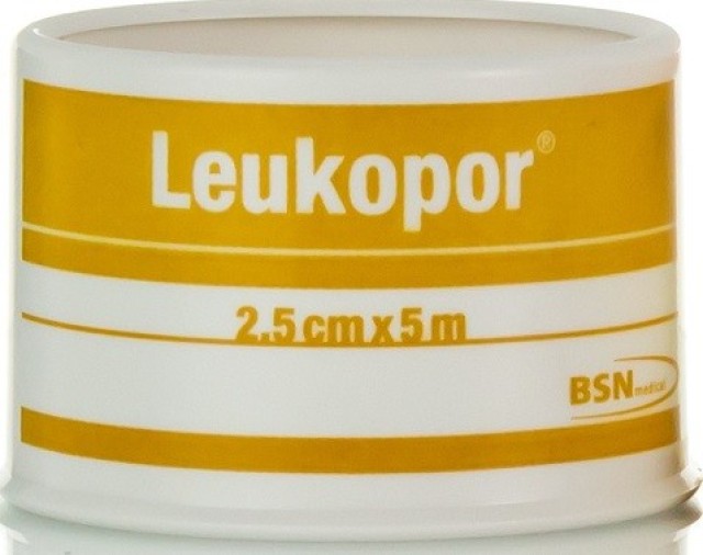 BSN Medical Leukopor Αυτοκόλλητη Υποαλλεργική Επιδεσμική Ταινία 2.5cmx5m