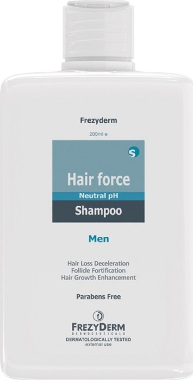FrezyDerm Hair Force Shampoo Men Τριχοτονωτικό Σαμπουάν για Άνδρες 200ml