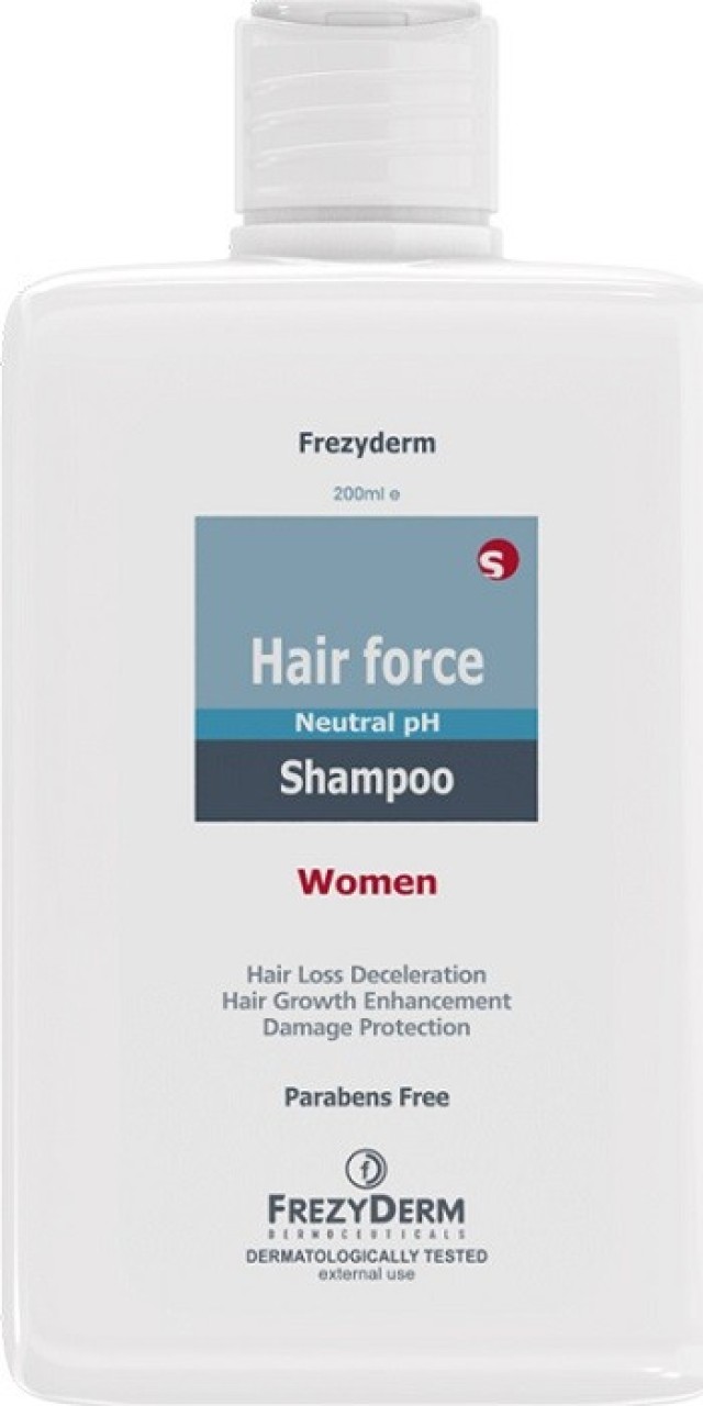 FrezyDerm Hair Force Shampoo Women Τριχοτονωτικό Σαμπουάν για Γυναίκες 200ml