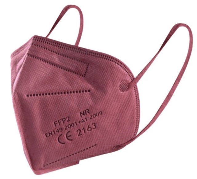 Famex Mask FFP2 NR Μάσκα Προστασίας Μπορντό 10τμχ