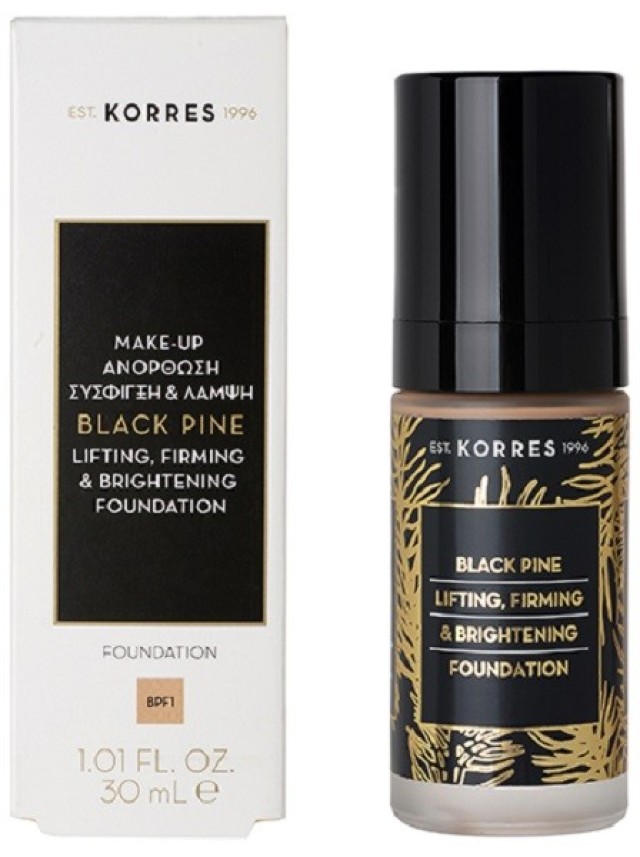 Korres Black Pine Lifting, Firming & Brightening Foundation Μαύρη Πεύκη BPF1 Make Up για Ανόρθωση & Σύσφιγξη 30ml