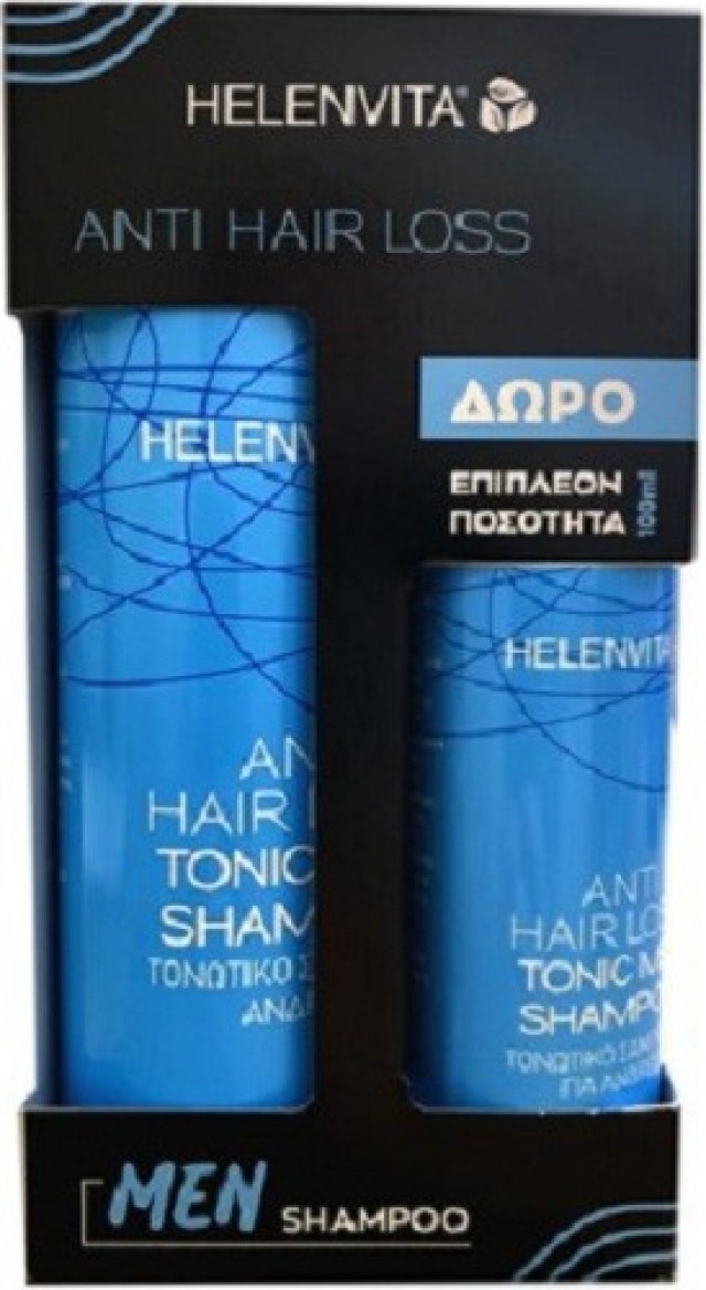 Helenvita Promo Anti Hair Loss Tonic Shampoo Men Τονωτικό Σαμπουάν Ανδρών 200ml + Δώρο 100ml