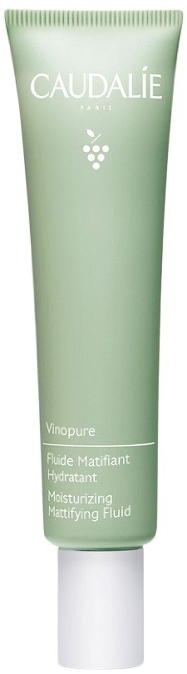 Caudalie Vinopure Moisturizing Mattifying Fluid Κρέμα Προσώπου για Λιπαρές με Τάση Ακμής Επιδερμίδες 40ml