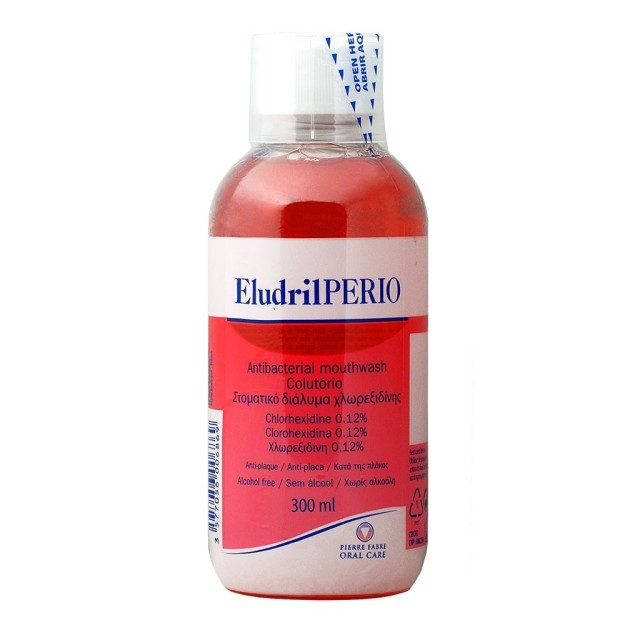 Εlgydium Eludril Perio Στοματικό Διάλυμα Χλωρεξιδίνης 0,12% 300ml