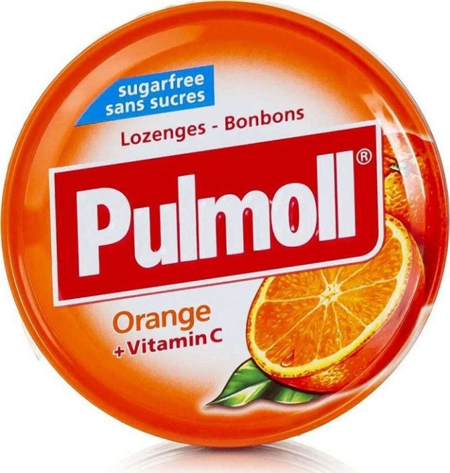 Pulmoll Orange & Vitamin C Καραμέλες με Πορτοκάλι & Βιταμίνη C 45g