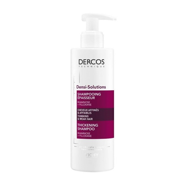 Vichy Dercos Densi-Solutions Thickening Shampoo Σαμπουάν Πύκνωσης για Αδύναμα Μαλλιά 250ml