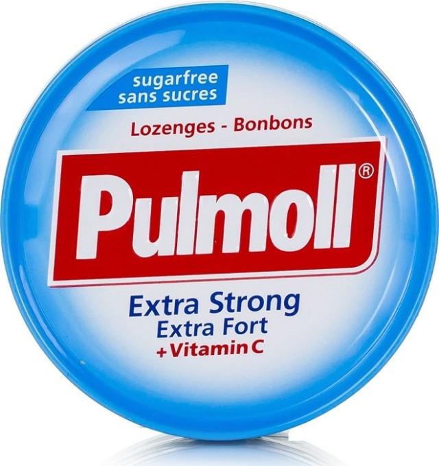 Pulmoll Extra Strong +Vitamin C Καραμέλες με Μέντα & Βιταμίνη C 45g