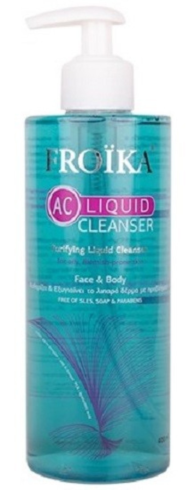 Froika AC Liquid Cleanser Υγρό Καθαρισμού για Λιπαρό Δέρμα με Τάση Ακμής 400ml