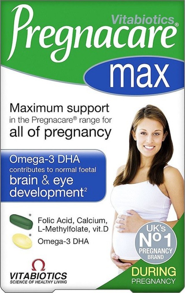 Vitabiotics Pregnacare Max Συμπλήρωμα για την Μέγιστη Διατροφική Υποστήριξη των Γυναικών Κατά την Εγκυμοσύνη 56tabs+28caps