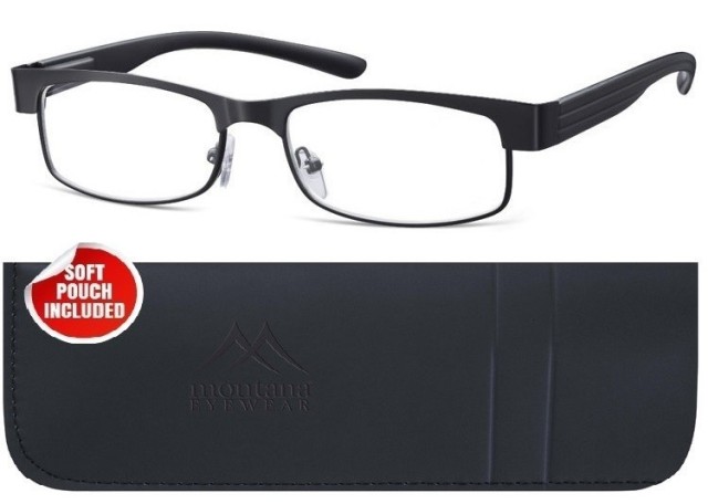 Montana Eyewear MR96 Μεταλλικά Γυαλιά Πρεσβυωπίας +3.00 Βαθμών Μαύρο