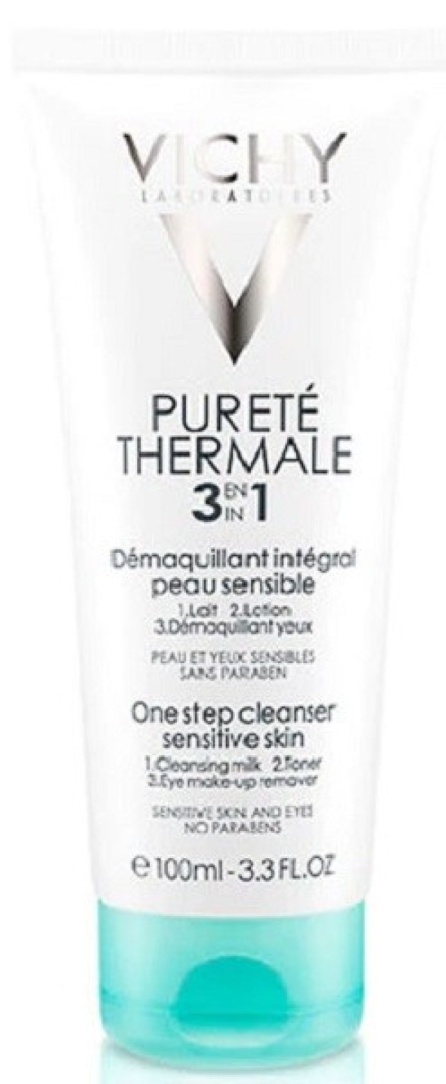 Vichy Purete Thermale Sensitive Skin Γαλάκτωμα Καθαρισμού 3 σε 1 100ml