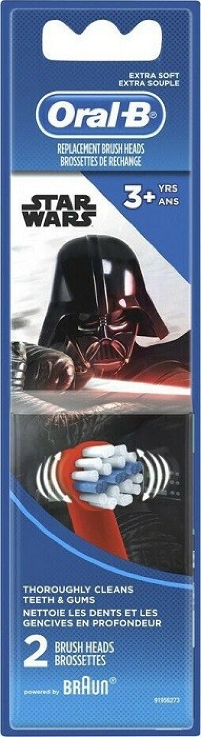 Oral-B Disney Star Wars Extra Soft Ανταλλακτικά Ηλεκτρικής Οδοντόβουρτσας 2τμχ
