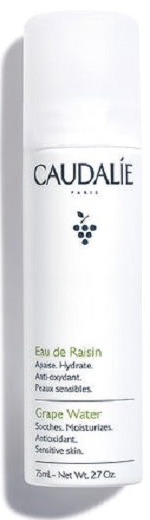 Caudalie Grape Water, Καταπραϋντικό Ενυδατικό Υγρό Spray για Ευαίσθητες Επιδερμίδες, 75ml