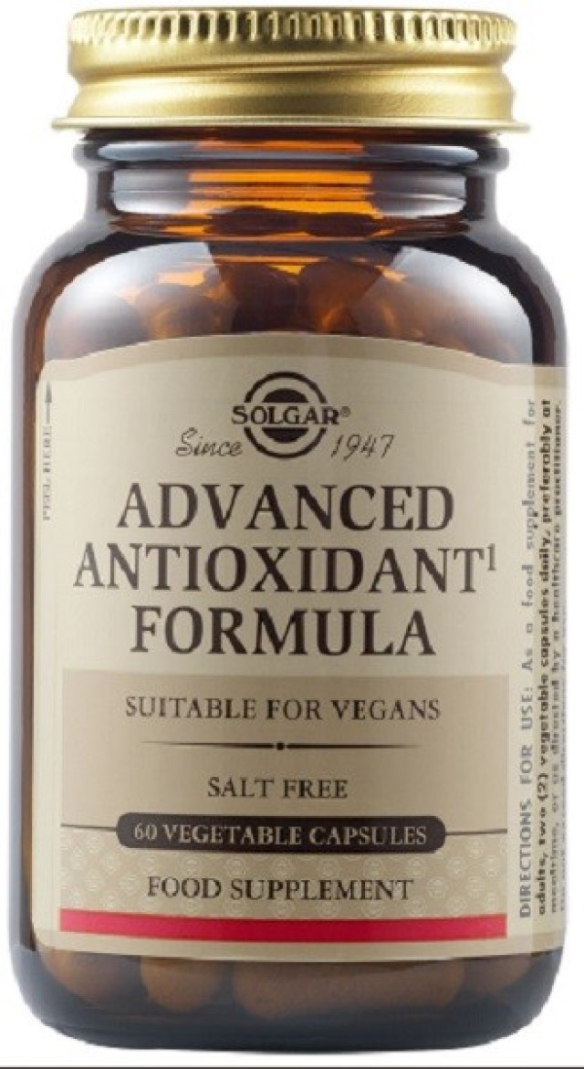 Solgar Advanced Antioxidant Formula Αντιοξειδωτικά 60Veg. Caps