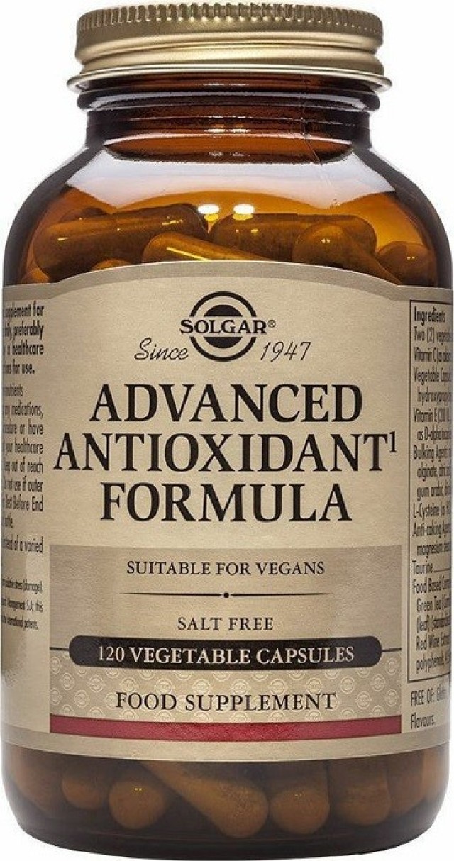 Solgar Advanced Antioxidant Formula Αντιοξειδωτικά 120Veg. Caps