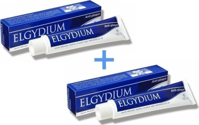 Elgydium Antiplaque Jumbo Διατήρηση Υγείας Δοντιών & Ούλων 2x100ml