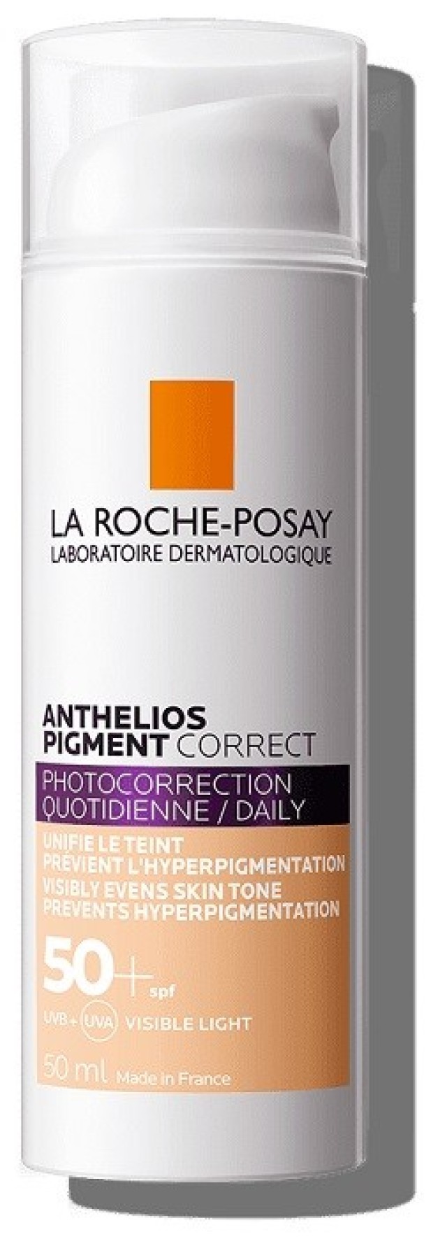 La Roche Posay Anthelios Pigment Correct Daily Tinted Cream spf50+ Αντηλιακό Προσώπου με Χρώμα για Κηλίδες 50ml