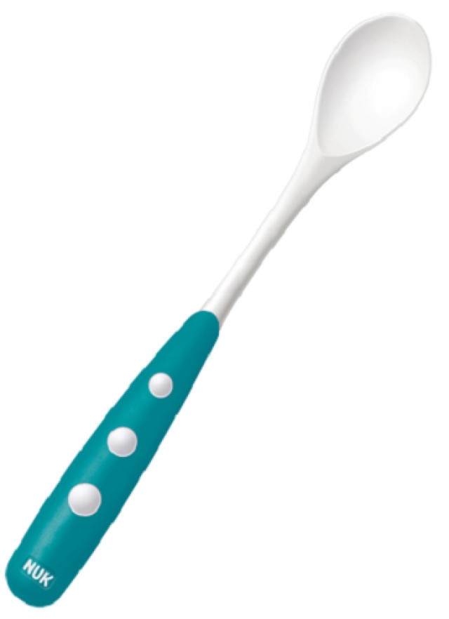 Nuk Easy Learning Feeding Spoon Κουτάλι Φαγητού 6+m Μπλε 2τμχ