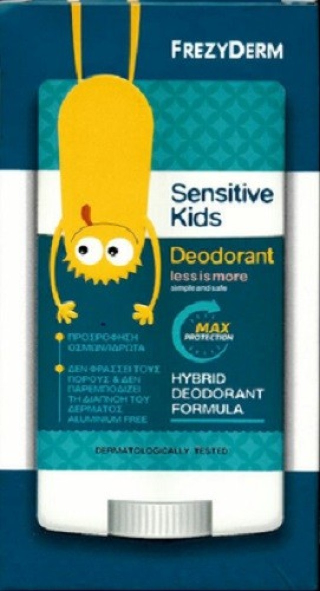 Frezyderm Sensitive Kids Deodorant Less Is More Αποσμητικό για Παιδιά 40ml