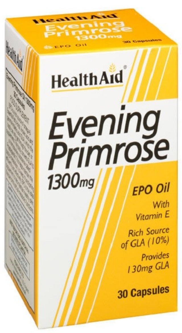 Health Aid Evening Primrose Oil Έλαιο Νυχτολούλουδου 1300mg 30Caps