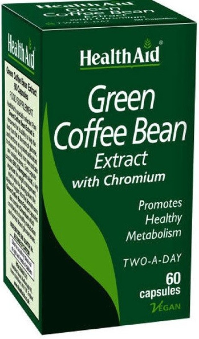 Health Aid Green Coffee Bean Εκχύλισμα Πράσινου Καφέ 60Caps