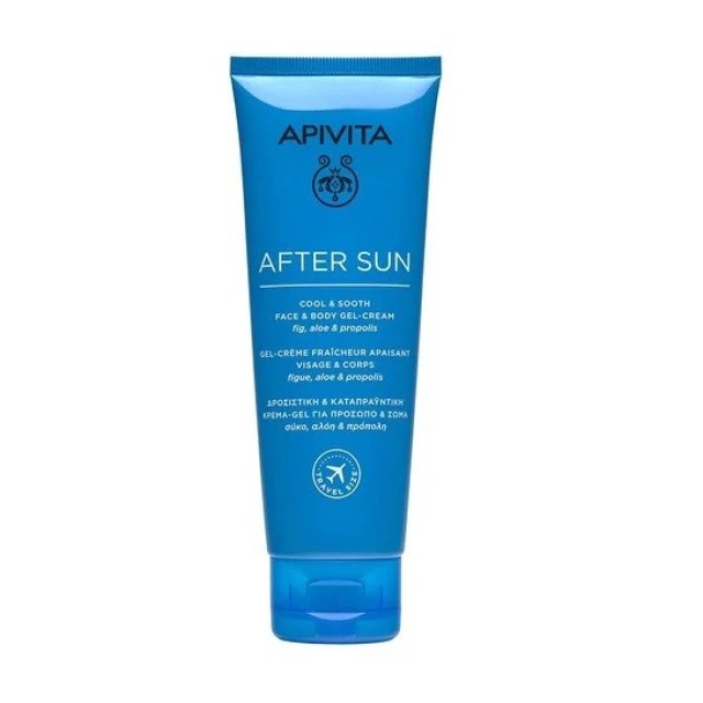Apivita After Sun Δροσιστική & Καταπραϋντική Κρέμα-Gel για Πρόσωπο και Σώμα 100ml