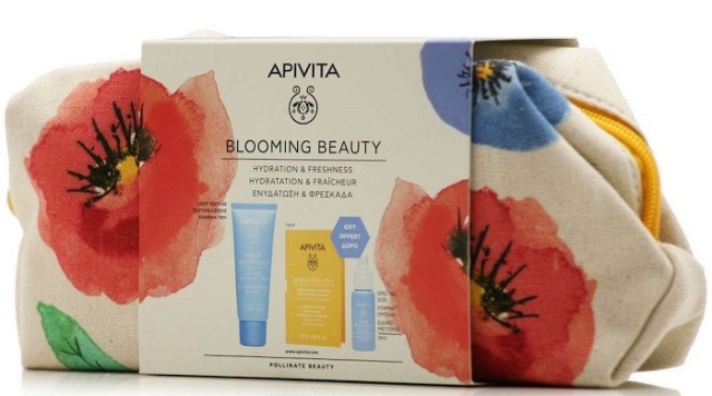 Apivita Blooming Beauty Promo Aqua Beelicious Hydrating Gel-Cream Light Texture 40ml & Δώρο Booster 10ml & Beesential Oil 1.6ml