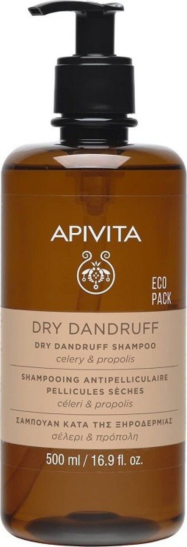 Apivita Dry Dandruff Shampoo Σαμπουάν Κατά της Ξηροδερμίας 500ml