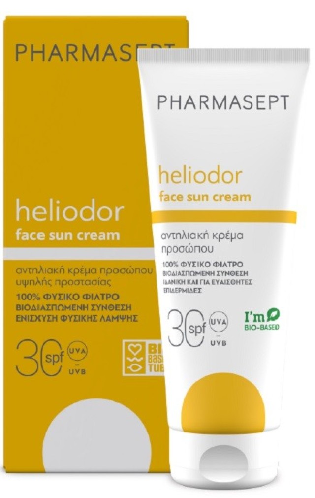 Pharmasept Heliodor Face Sun Cream spf30 Αντηλιακή Κρέμα Προσώπου Υψηλής Προστασίας 50ml