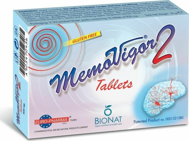 Bionat Pharm Memovigor 2 20Tabs