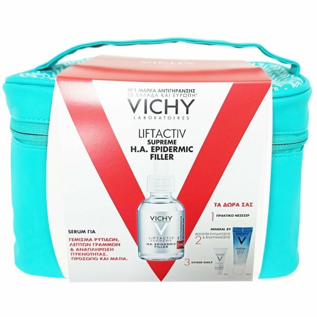 Vichy Promo Liftactiv Supreme H.A. Epidermic Filler 30ml & Mineral 89 & Capital Soleil Uv-Age spf50 & Νεσεσέρ