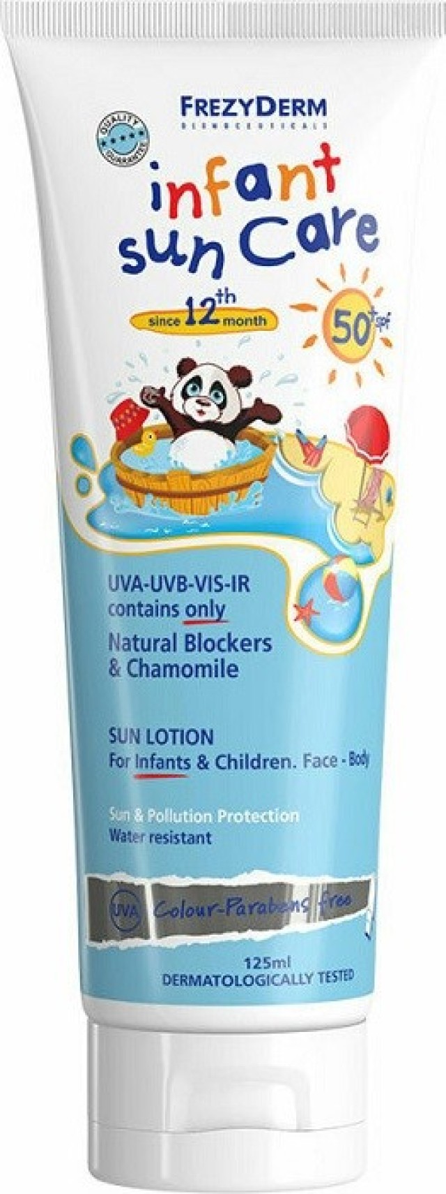 FrezyDerm Infant Sun Care SPF 50+ Παιδικό Αντιηλιακό Γαλάκτωμα Προσώπου & Σώματος 100ml