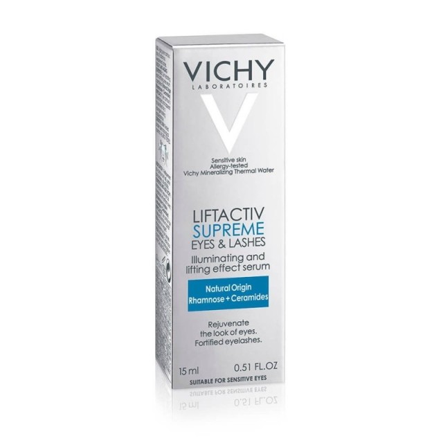 Vichy Liftactiv Supreme Serum Eyes & Laches Ορός Ματιών & Βλεφαρίδων 15ml