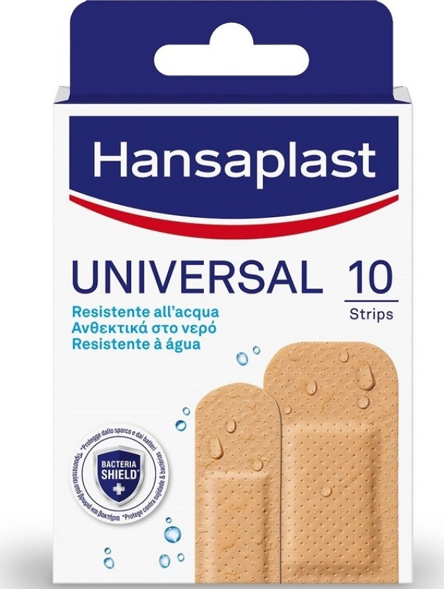 Hansaplast Universal Water Resistant Επιθέματα Ανθεκτικά Στο Νερό 10τμχ