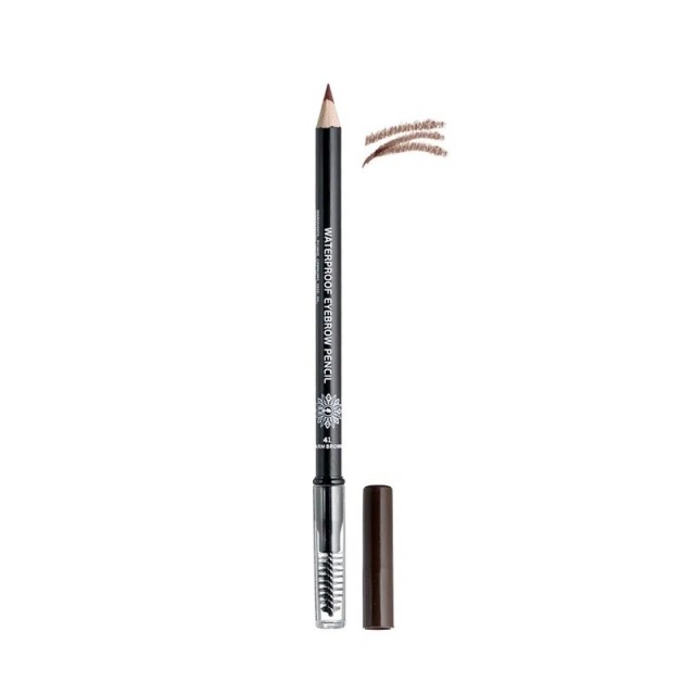 Garden Waterproof Eyebrow Pencil 41 Warm Brown Μολύβι Φρυδιών Καφέ 1τμχ