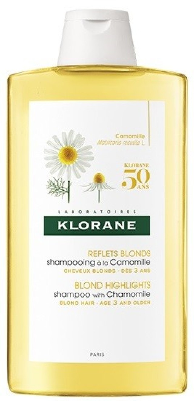 Klorane Shampoo Chamomile Σαμπουάν με Εκχύλισμα Χαμομηλιού 400ml