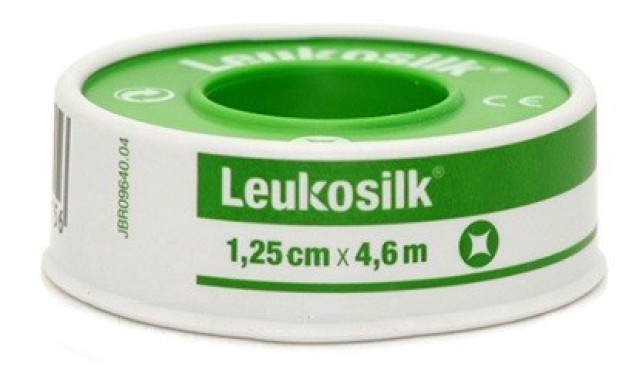 BSN Medical Leukosilk Αυτοκόλλητη Επιδερμική Ταινία από Συνθετικό Μετάξι 1.25cm x 4.6m