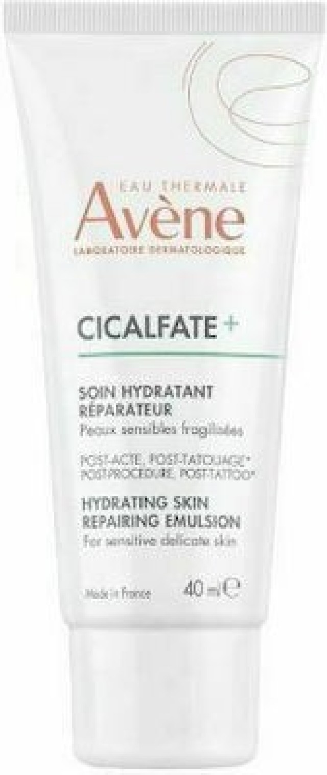 Avene Cicalfate+ Επανορθωτική Ενυδατική Κρέμα για Χρήση Μετά από Χειρουργική Επέμβαση ή Tatoo 40ml