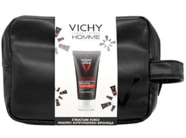 Vichy Homme Promo Structure Force 50ml & Dercos Anti Dandruff Shampoo 50ml & Νεσεσέρ