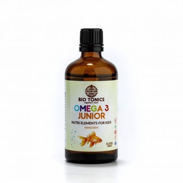 Bio Tonics Omega 3 Junior Μανταρίνι 100ml 30 δόσεις