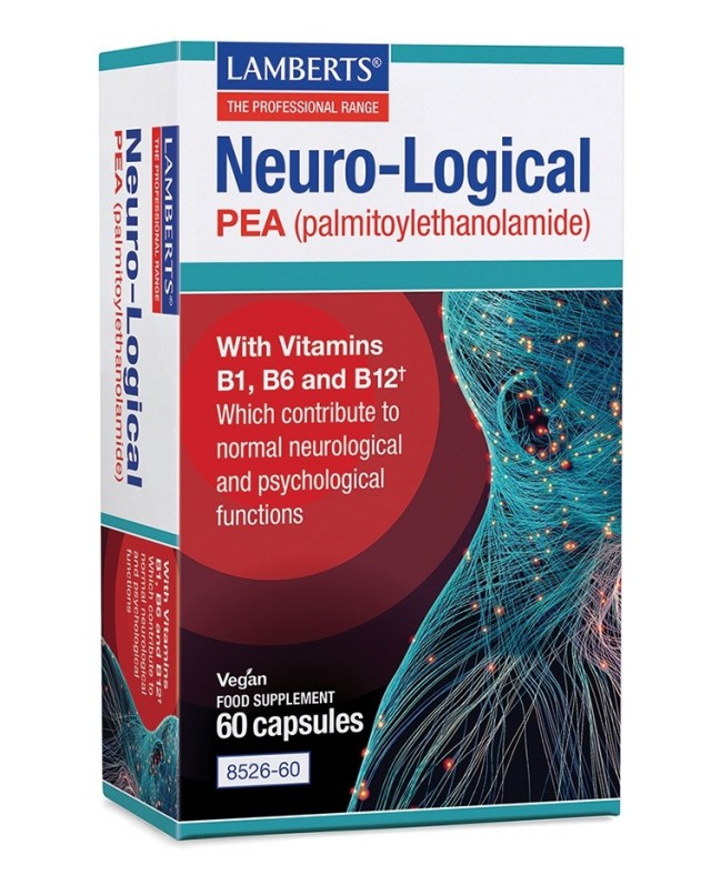 Lamberts Neuro-Logical PEA Για Την Φυσιολογική Λειτουργία Του Νευρικού Συστήματος 60caps