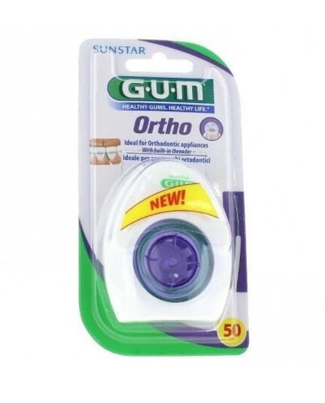 Gum 3220 Ortho Floss Ορθοδοντικό Νήμα 50τμχ