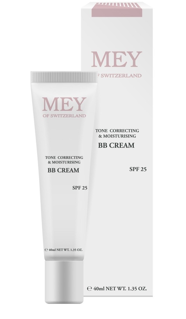 MEY BB Cream SPF25 Ενυδατική Κρέμα Με Χρώμα & Αντηλιακό Δείκτη Προστασίας Απόχρωση Medium 40ml