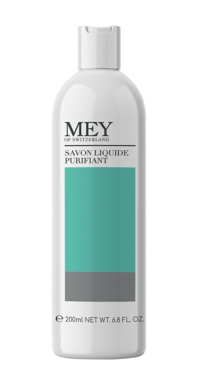 Mey Savon Liquide Purifiant Υγρό Καθαρισμού Για Λιπαρές & Ακνεϊκές Επιδερμίδες 200ml