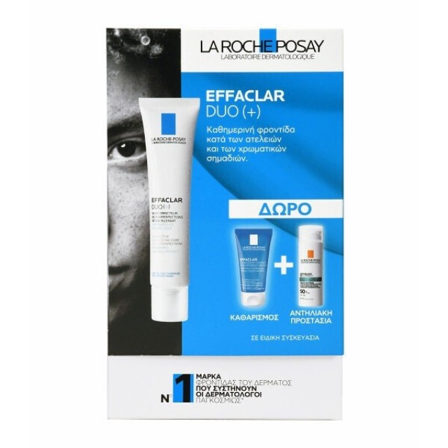 La Roche Posay Promo Effaclar Duo [+] Cream Επανορθωτική Κρέμα 40ml & Δώρο Effaclar Gel 50ml & Anthelios Oil Correct 3ml