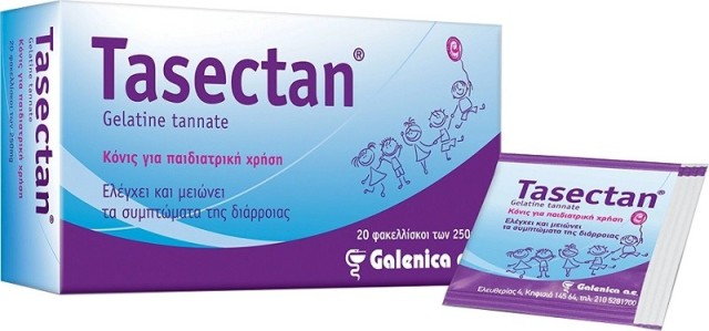 Galenica Tasectan Συμπλήρωμα Διατροφής Για Τον Έλεγχο Και Τη Μείωση Των Συμπτωμάτων Της Διάρροιας Για Παιδιά 20x250mg