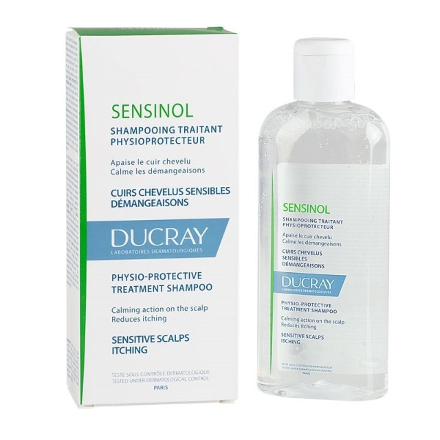 Ducray Sensinol Shampoo Σαμπουάν Αγωγής Για Ευαίσθητο Τριχωτό Κεφαλής & Κνησμό 200ml
