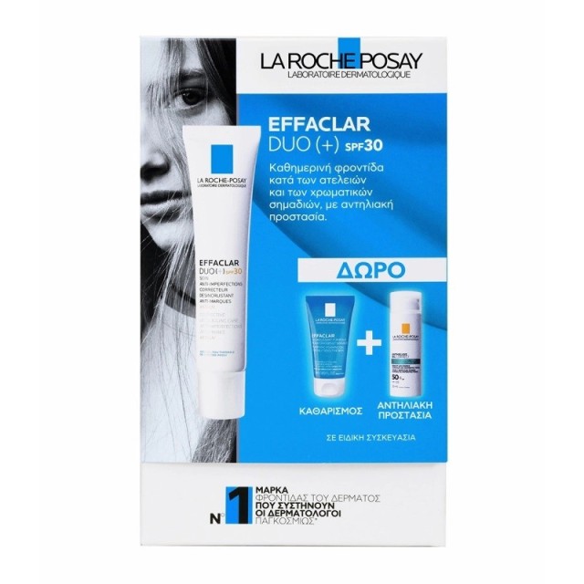 La Roche Posay Promo Effaclar Duo [+] SPF30 Cream Επανορθωτική Κρέμα 40ml & Δώρο Effaclar Gel 50ml & Anthelios Oil Correct 3ml
