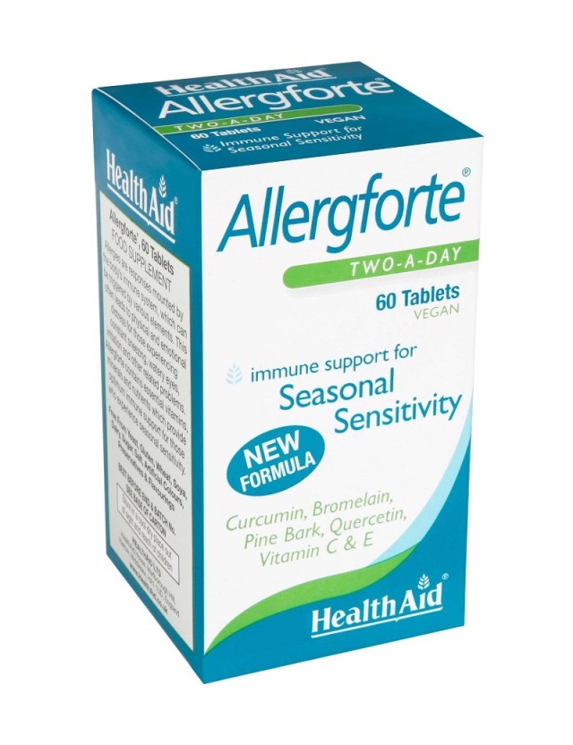 Health Aid Allergforte Φόρμουλα για την Αλλεργία, 60tabs